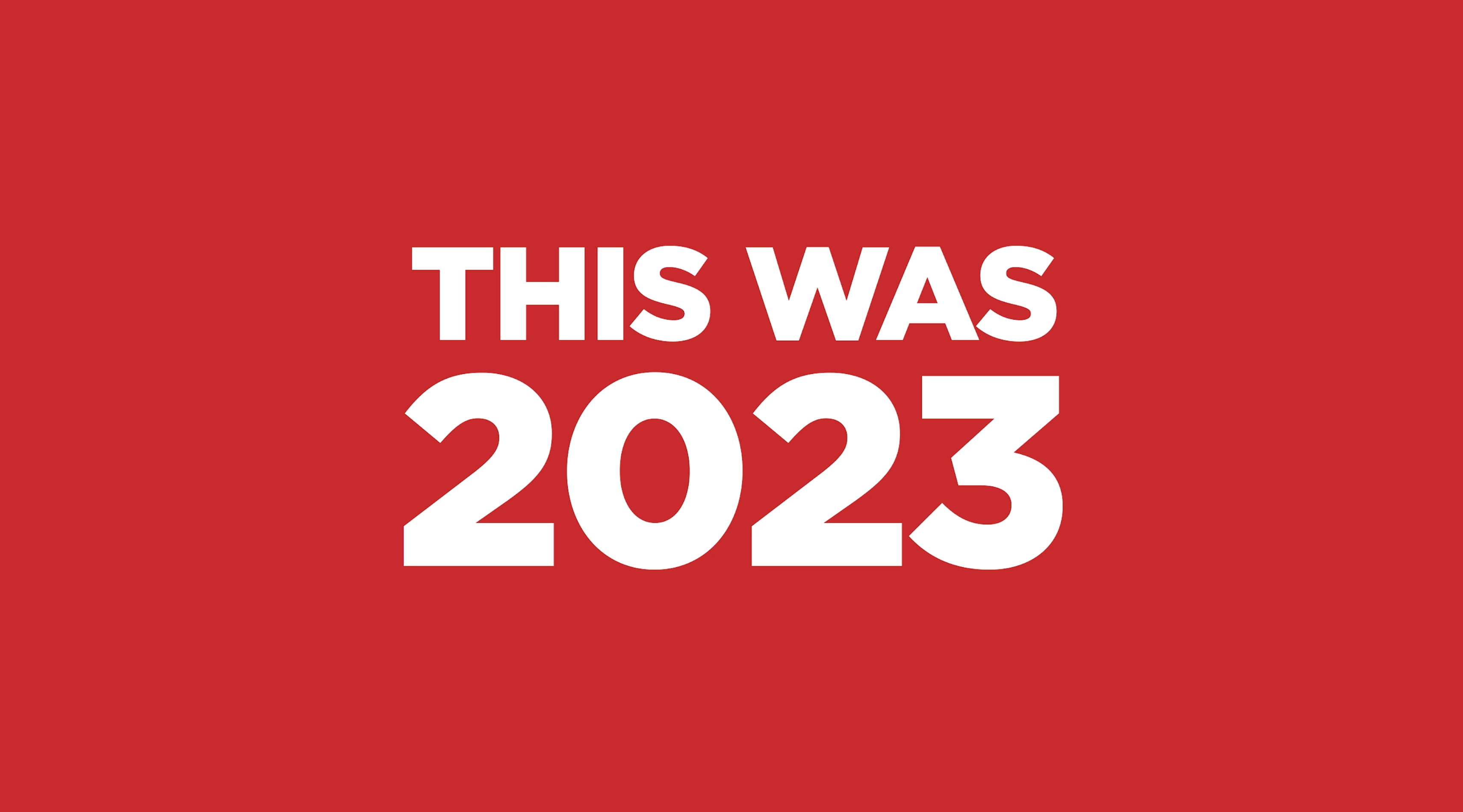 This was 2023!