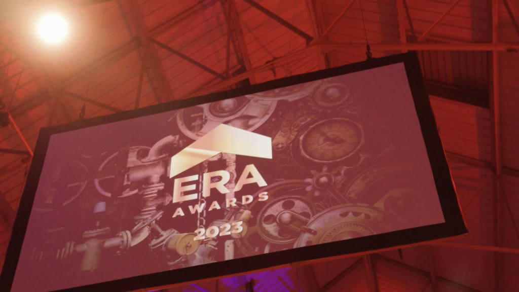 Scherm met ERA Awards 2023 op.
