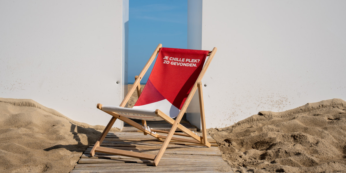 ERA strandstoel op het strand.
