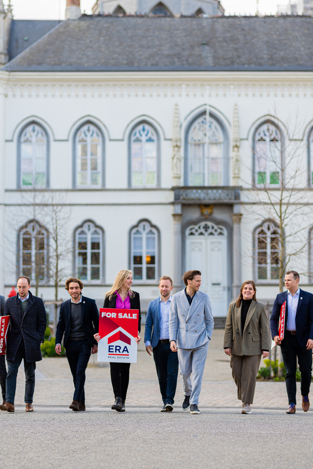 ERA real estate agents in a row