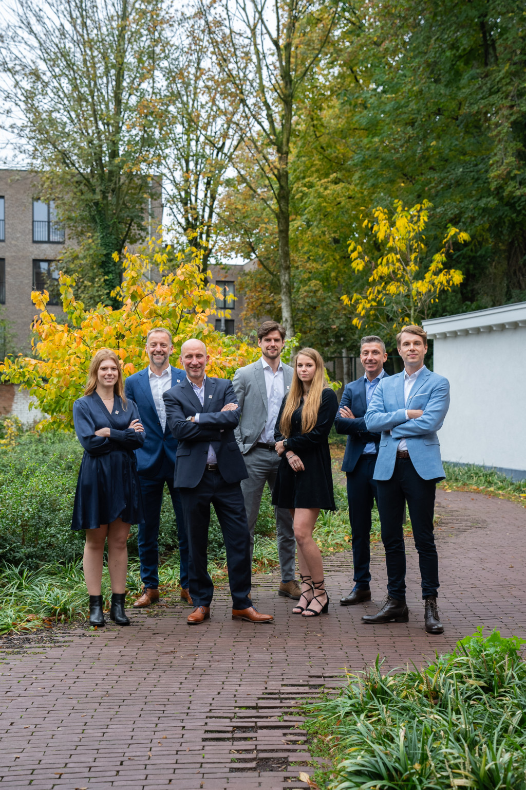 Het team van ERA PROJECTS in groene omgeving