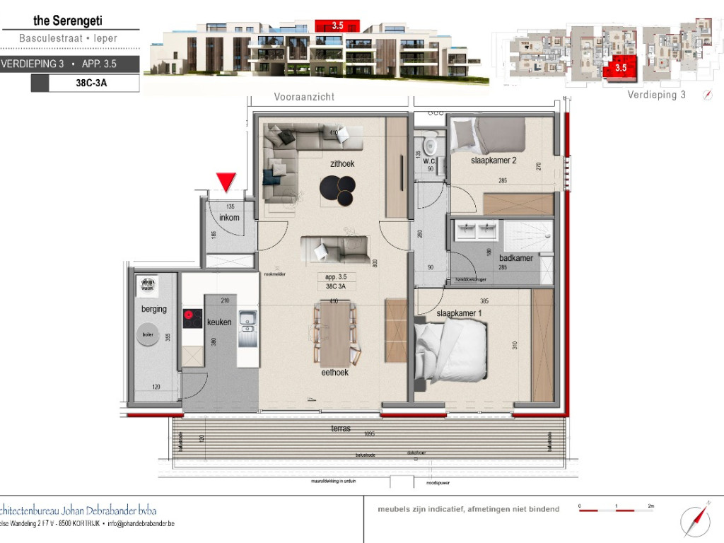 Basculestraat - 42 - - 3.05 - 8900