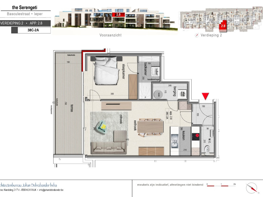 Basculestraat - 42 - - 2.08 - 8900