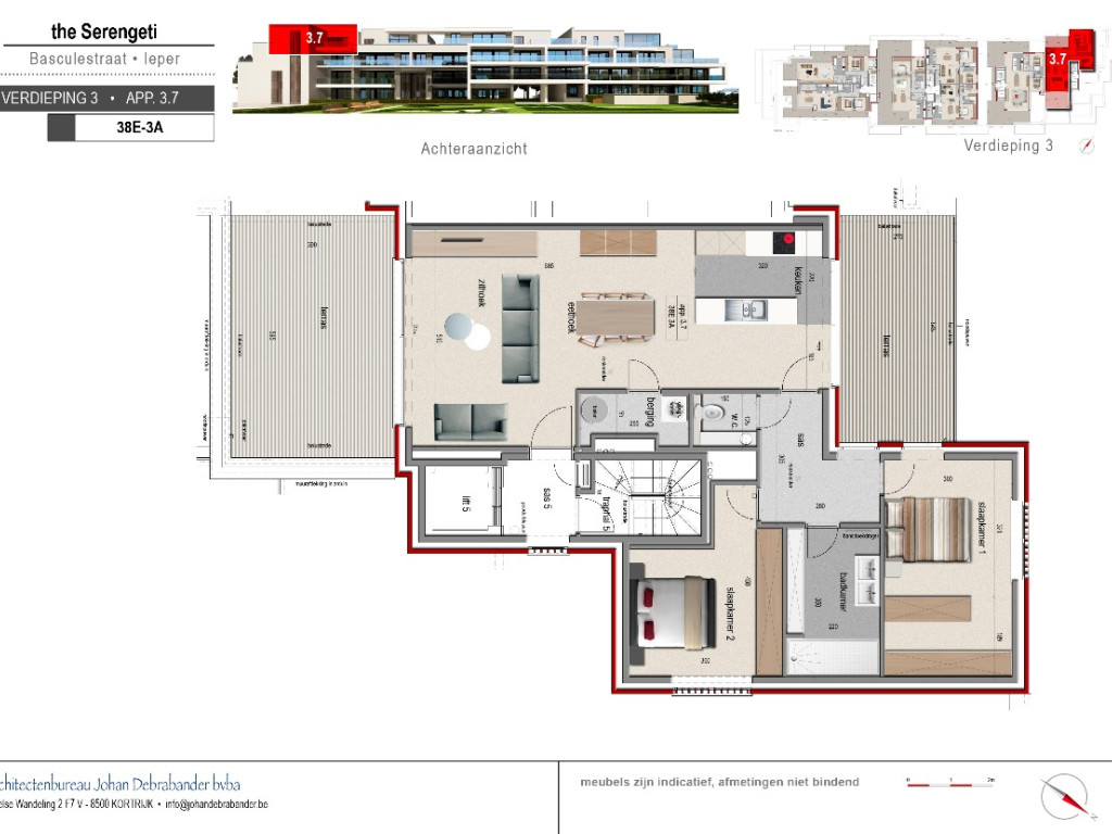 Basculestraat - 42 - - 3.07 - 8900