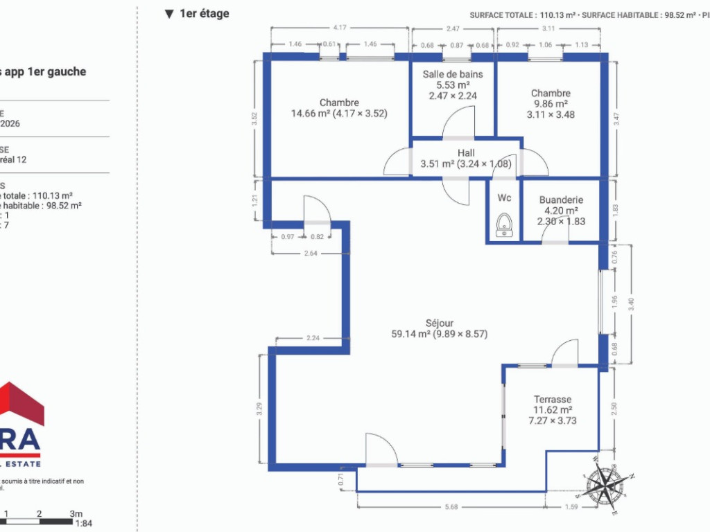 Rue Floréal - 12 - 1 - 3 - 6791