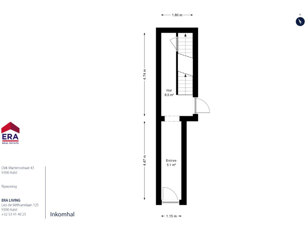Dirk Martensstraat - 43 - - 9300