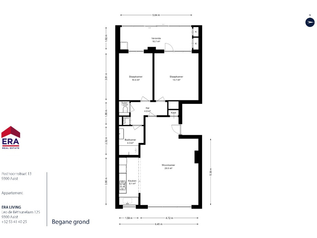 Posthoornstraat - 13 - - 9300