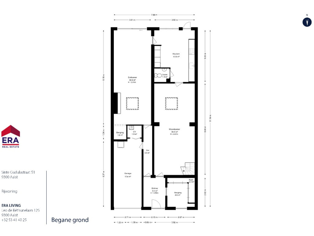 Sinte Gudulastraat - 51 - - 9300