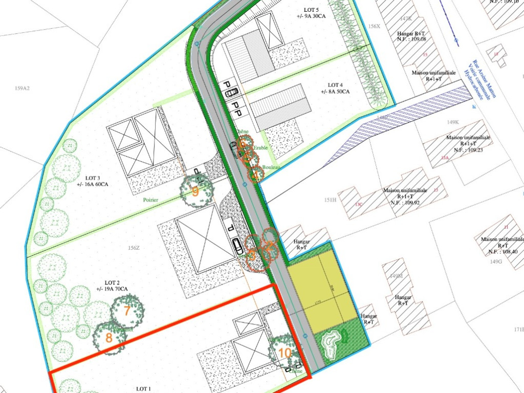Rue Arsène Matton - LOT 1 - - LOT 1 - 1325