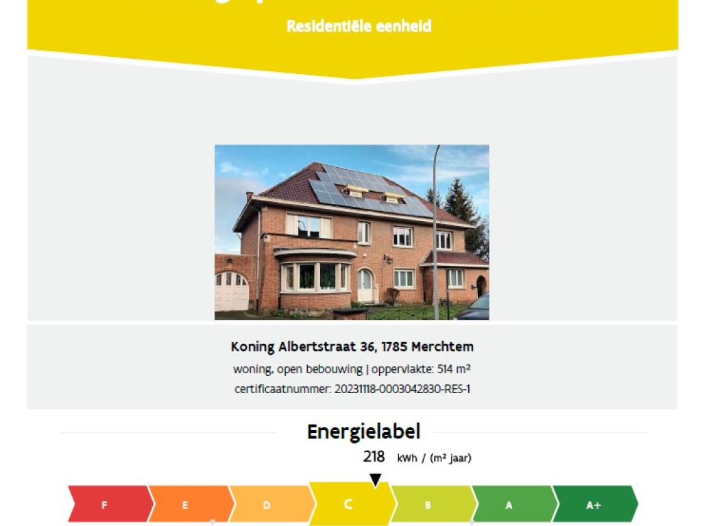 Koning Albertstraat - 36 - - 1785