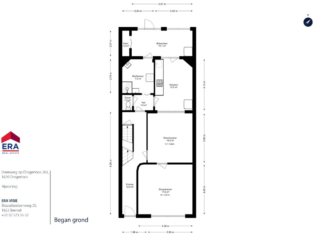 Steenweg op Drogenbos - 263 - - 1620