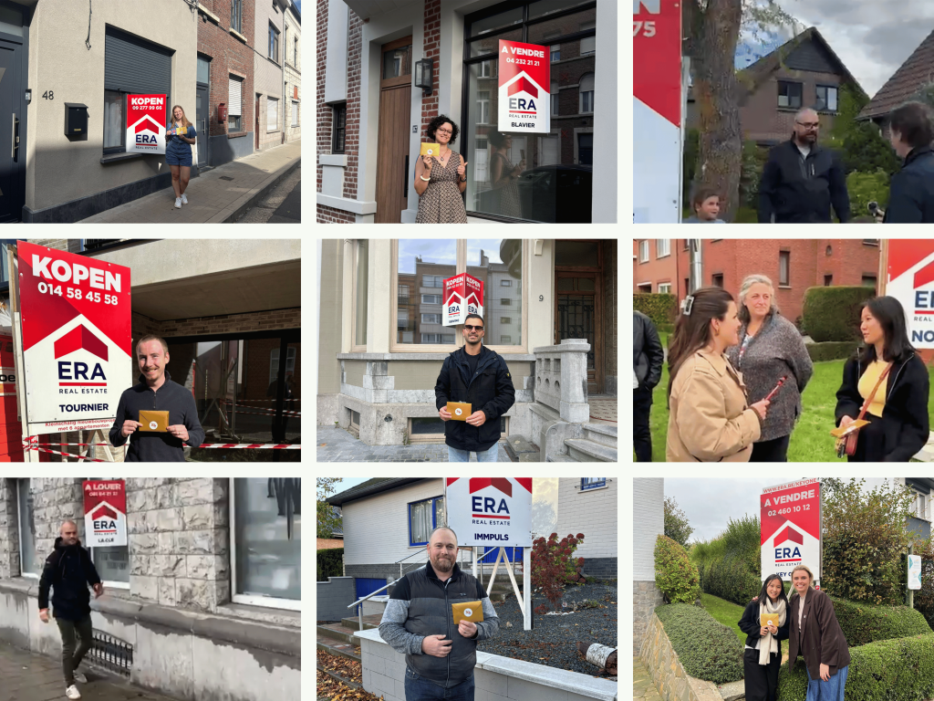 Collage van alle winnaars van de ERA treasure hunt