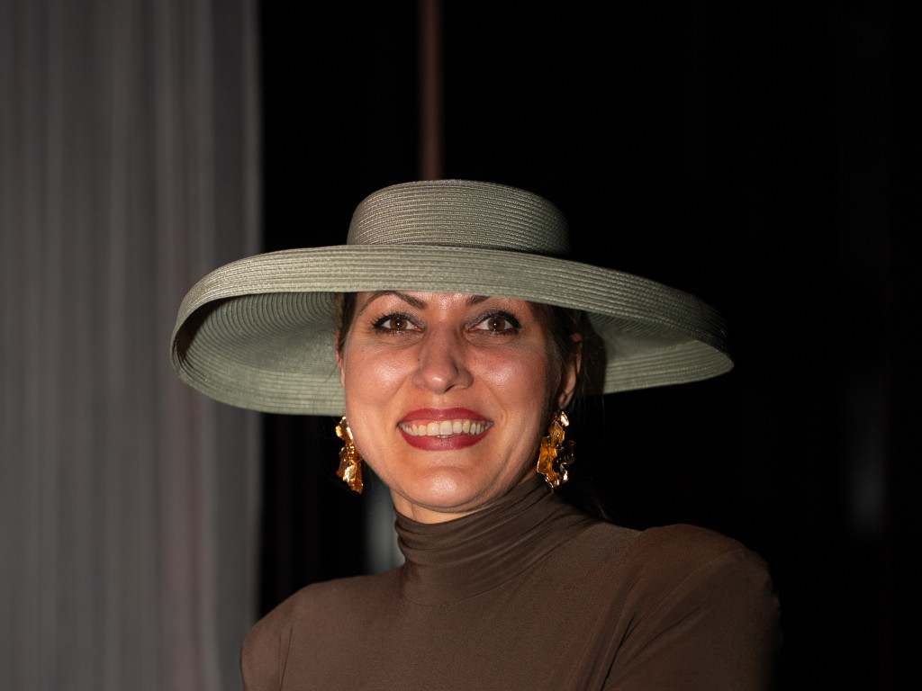 Andreea Cooman won the Best Hat Award