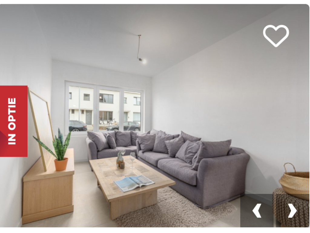 Voorbeeld 1: huis in optie