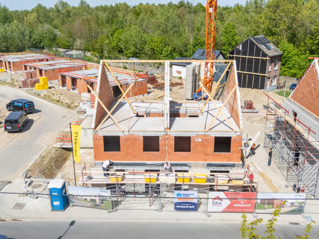 Vanderveldehof - Ruwbouw fase 1 en 2