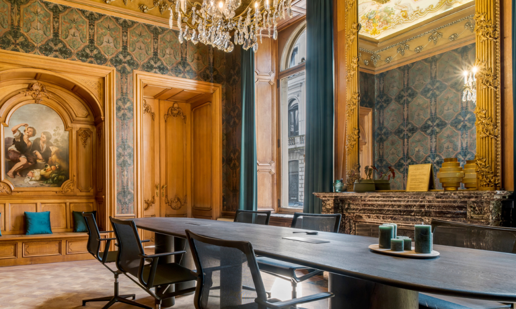 Foto van vergaderzaal in Gent.