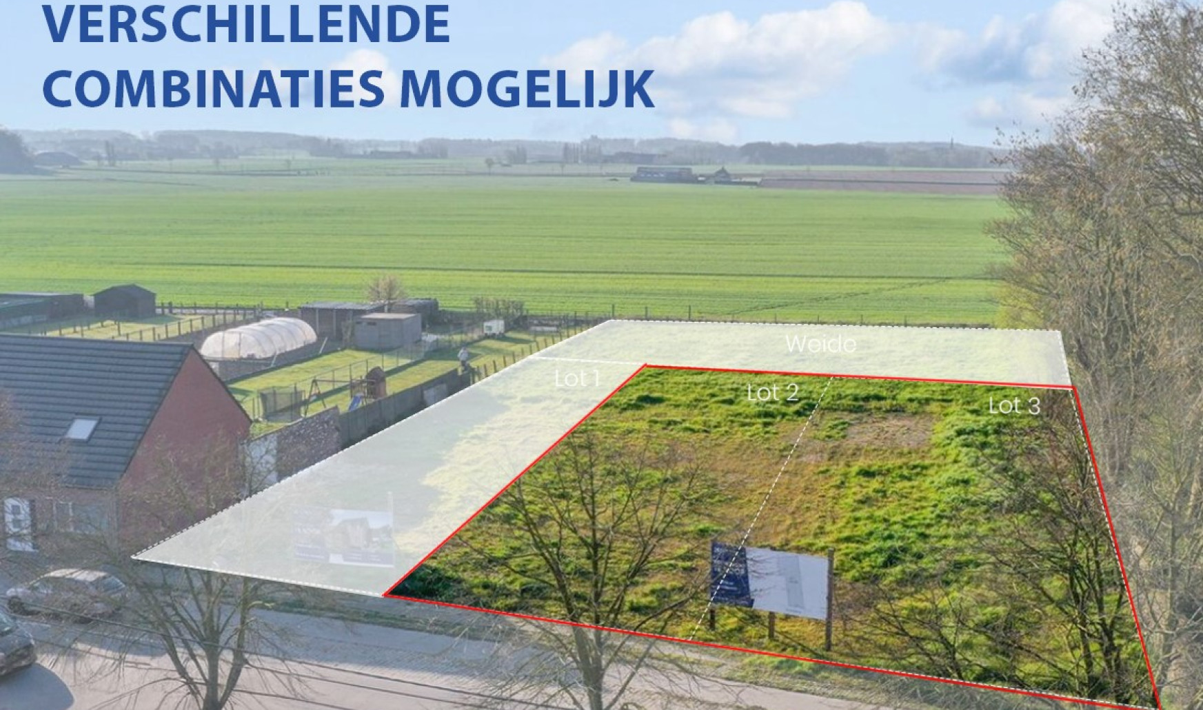 Zonnebeekseweg - 292 BG - lot 2 +3 - 8980