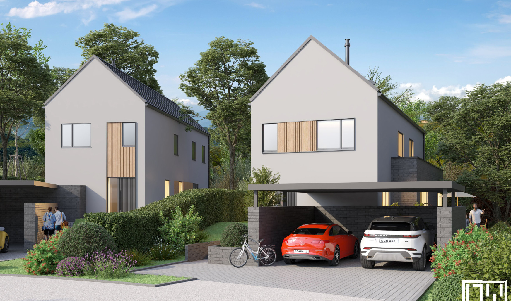 Rue du Vieux Chemin - Dahlia - - 1495