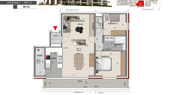 Basculestraat - 42 - - 3.05 - 8900