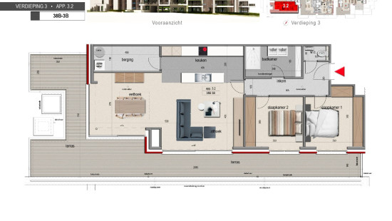 Basculestraat - 42 - - 3.02 - 8900