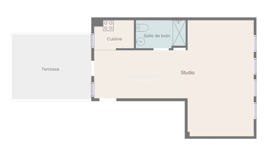 Rue des Commerçants - 55 - 6 G - 1000