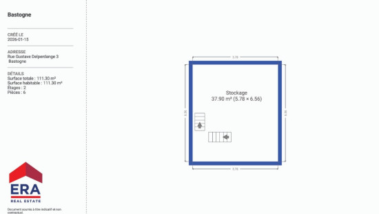 Rue Gustave Delperdange - 3 - - 6600