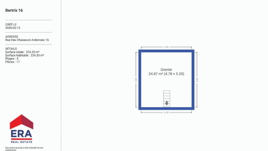 Rue des Chasseurs Ardennais - 16 - - 6880