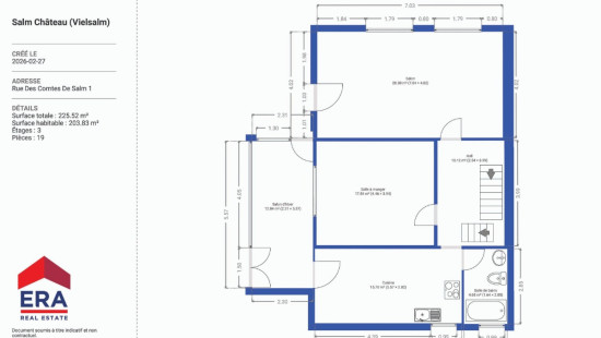 Rue des Comtes de Salm - 1 - - 6690
