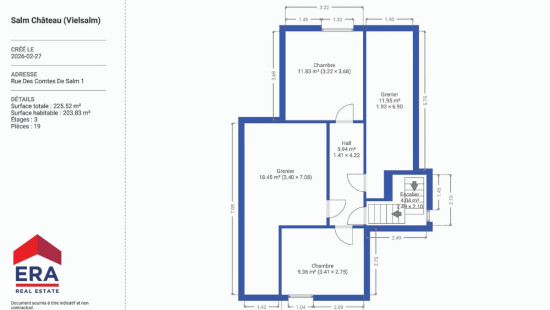 Rue des Comtes de Salm - 1 - - 6690