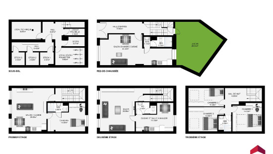 Rue du Pont de l'Avenue - 16 - - 1000