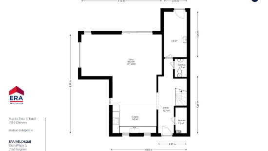 Rue du Trieu - 17 - b - 7950