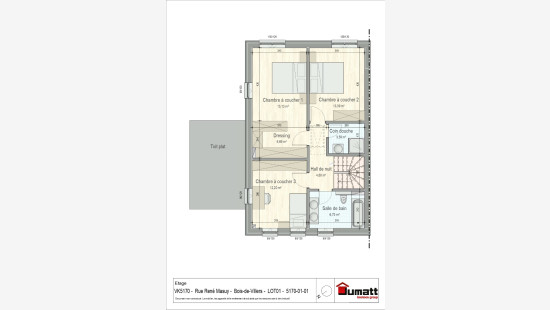 Rue René Masuy - LOT 1 - - 5170