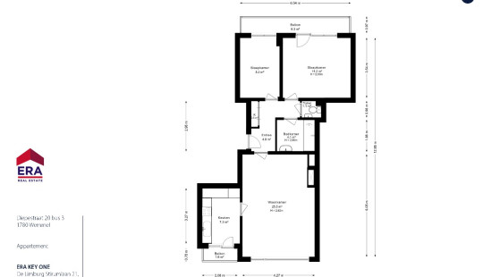 Diepestraat - 20 - 2B (Bus 3) - 1780