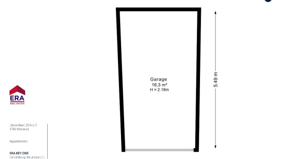 Diepestraat - 20 - 2B (Bus 3) - 1780