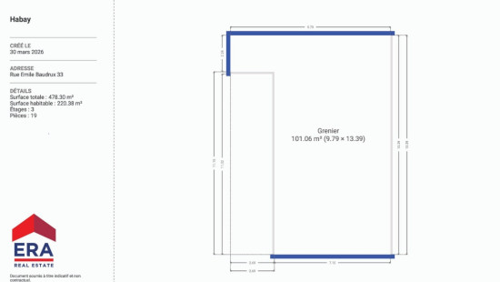Rue Emile Baudrux - 33 - - 6720