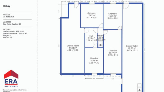 Rue Emile Baudrux - 33 - - 6720