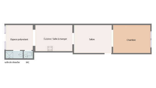 Rue Vanderkindere - 52 - 8 - 1180