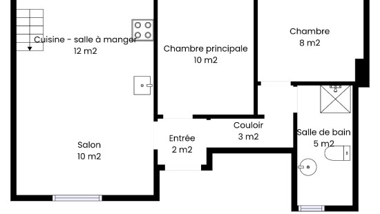 Rue Joseph Wauters - 20 - 2 - 64074 WAREMME 1 DIV - 4300