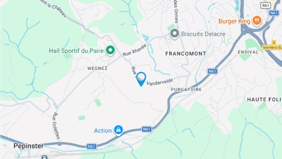 rue Emile Vandervelde - 89 - - 4860