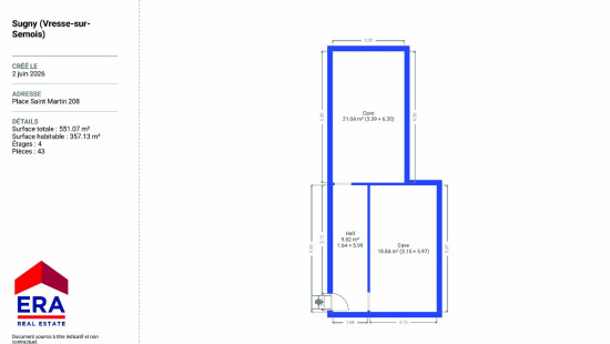 Place Saint-Martin - 208 - - 5550