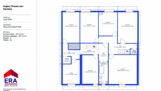 Place Saint-Martin - 208 - - 5550