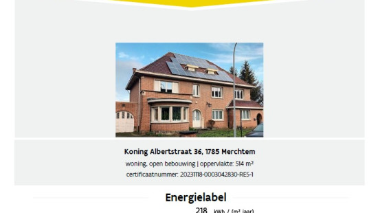 Koning Albertstraat - 36 - - 1785