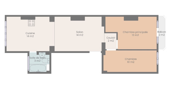 Chaussée d'Alsemberg - 42 - 1e - 1060