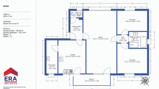 Square de la Lys - 51 - 1G - 6700